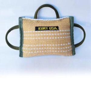 3 Handle Jute bite pillow