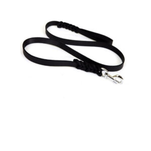 Braided Leash with solid brass snap 3/4 inch