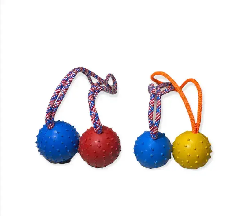 2 3/4-inch Rubber Ball on rope